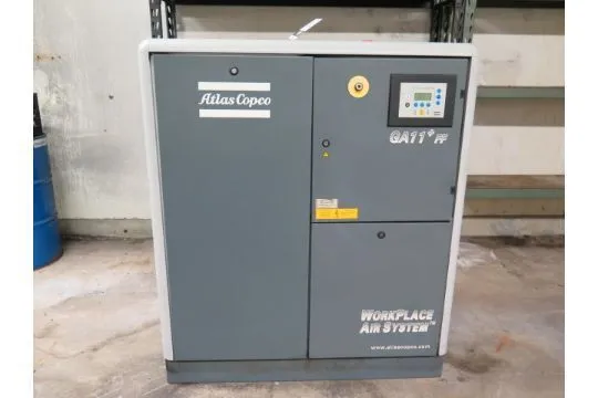 Used 2008 ATLAS GA 11+FF Rotary Screw & Sliding Vane Air Compressors | MachineStation #946509