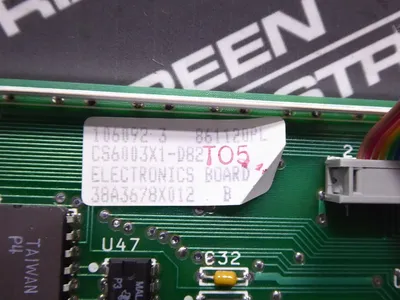 Fisher 38A3678X012 Provox Calibrator Electronics Board CS6003 Rev. B Used