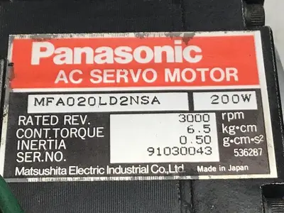 USED PANASONIC MFA020LD2NSA