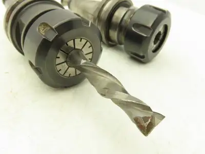 Tapered Shank ISO30 1/2" Collet Chuck Lot of 2