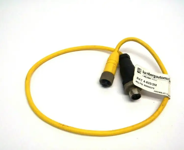 Used Lumberg M12 Male to Female Cordset Electrical Fittings Michigan US | Maverick Industrial Sales #1467954