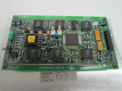 Stanley Systems CSI KYB 847-1 5630 Rev D-MOD Interface Control Panel