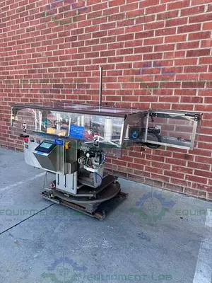 USED NEW JERSEY MACHINE 401XRE -0095 PALLET LABELER 120V, 60 CYCLES, 1.2 KW