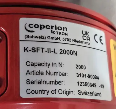 KTRON K-SFT-II-L 2000N Transducer Load Cell loc5C8