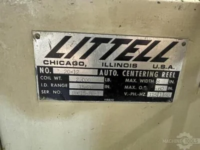 USED 1986 LITTELL 20-12 REEL AND 412-5PD HRP