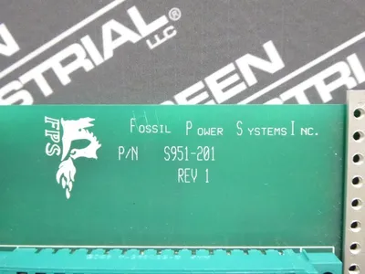 Fossil Power Systems Inc. S951-201 16 Slot Rack Chassis Backplane Rev. 1 Used