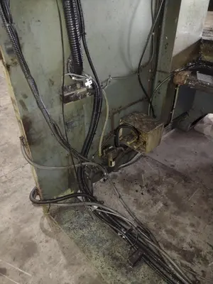220 TON AIDA MODEL #NCI-200(2) GAP FRAME PRESS, 12.59" STROKE: STOCK #22210