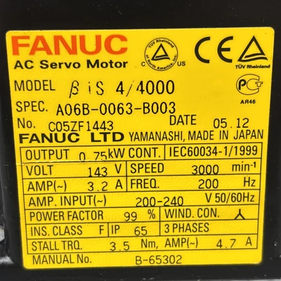 Used FANUC A06B-0063-B003 Misc Industrial Equipment California US | Davliegogo LLC #1731534