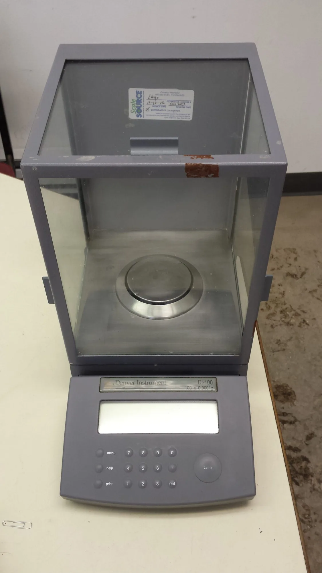Used _UNKNOWN_ DI-100 TABLE TOP DIGITAL SCALE Balances Minnesota US | A&I Equipment #1317374