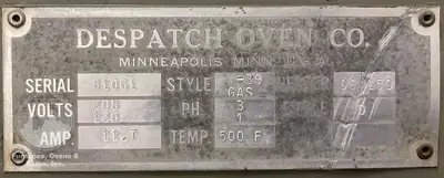 40"W x 63"H x 52"L V-39 STD Walk-In Oven, 500°F, Gas
