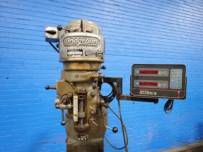Bridgeport 9" X 36" Vertical Mill