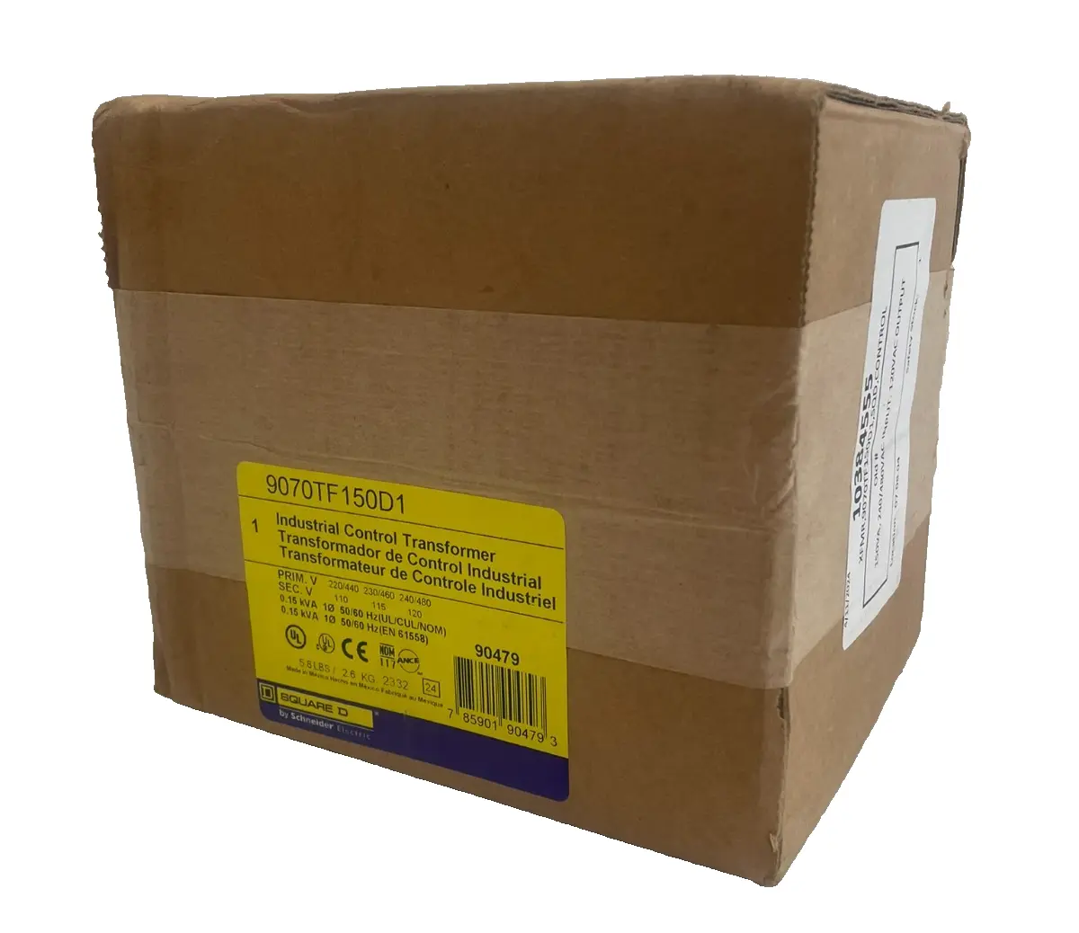 NEW SEALED SQUARE D 9070T150D1 INDUSTRIAL CONTROL TRANSFORMER