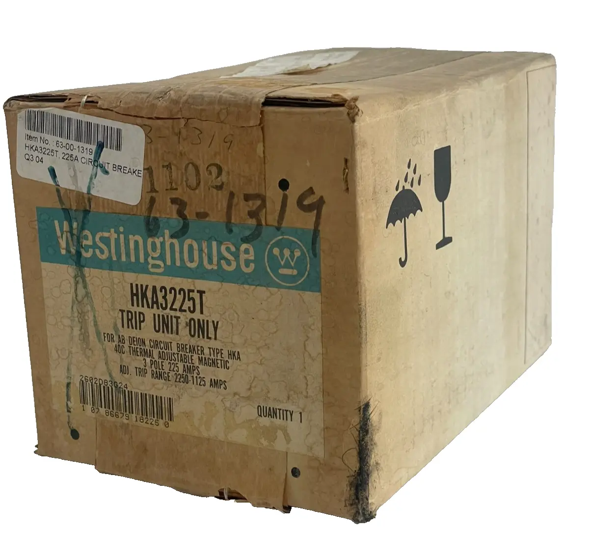 NEW WESTINGHOUSE HKA3225T TRIP UNIT ONLY