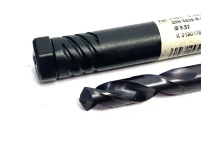 USED GUHRING DRILL, 3/8, STUB, TYPE N, CARBIDE, NANO-FIREX 2463-9,520