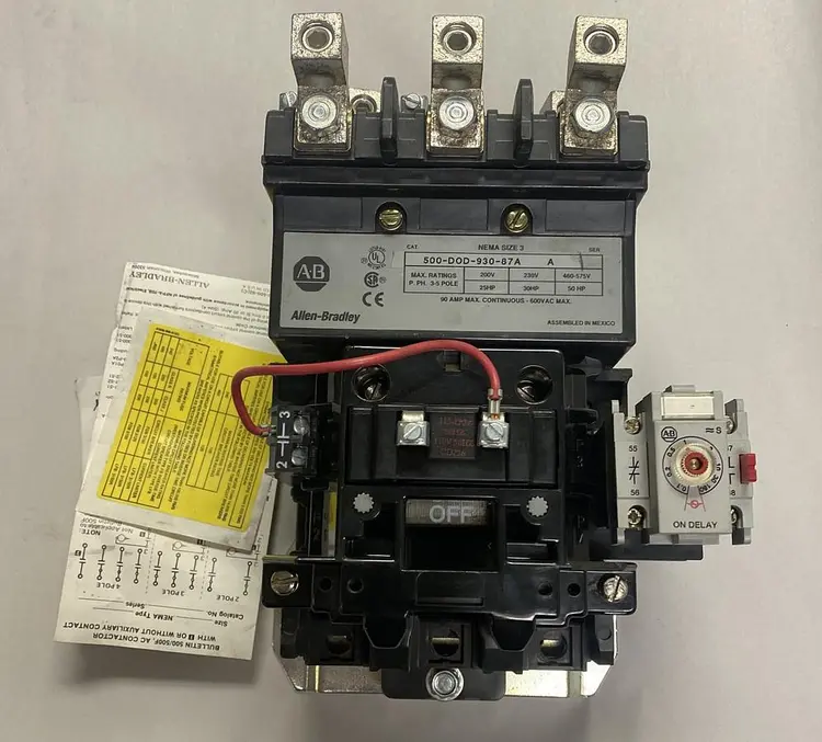 New | in-Stock ALLEN-BRADLEY 500DOD93087A PLC Contactors | Surplus Asset Holdings #1227385