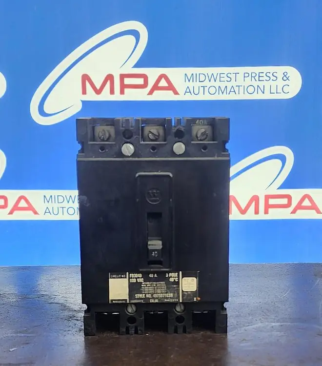 Used WESTINGHOUSE FB3040 Circuit Breakers | Midwest Press and Automation #577389