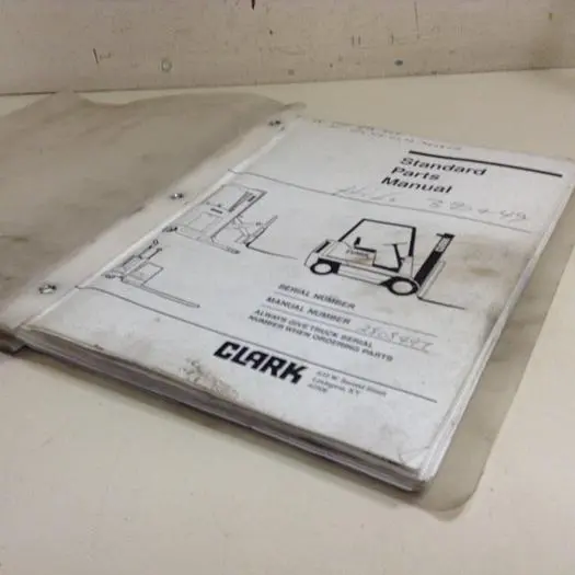 Used CLARK EQUIPMENT 2808497 Manuals Michigan US | Ideal Machinery #567385