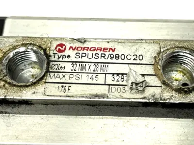 SPUSR/980C20 | Norgren  Pneumatic Gripper GC3F1-B-X-B-X-E-2-B-X - Used