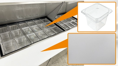 171-0229 70" Self Contained Sandwich Prep Table Cooler