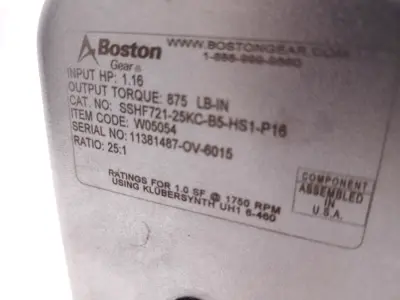 Used Boston Gear W05054 Speed Reducers Michigan US | Maverick Industrial Sales #1410631