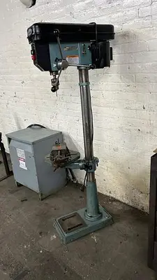3432-410 Wilton 15″ Variable Speed Pedestal Floor Model Drill Press With 5″ Work Vise