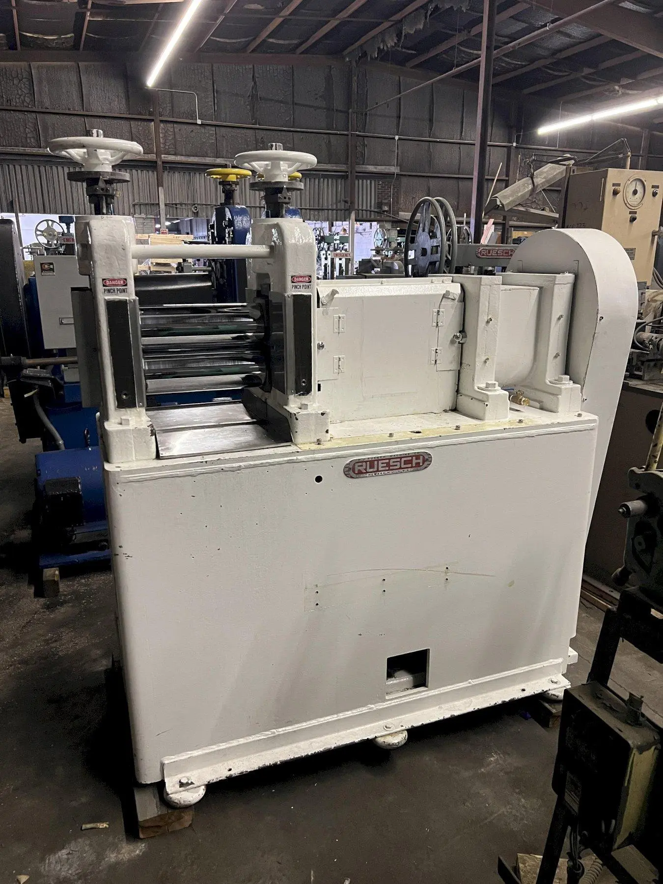 USED RUESCH 5" X 14" 2-HIGH ROLLING MILL