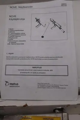 Metso NOVE M 2 Consistency Sampler Valve M800136 USED UNIT STOCK 5577A