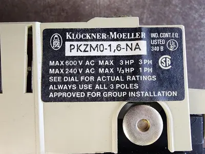 USED KLOCKNER-MOELLER PKZMO-1.6-NA