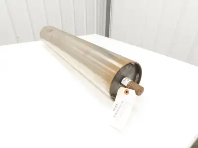 Hytrol B-21752-036 Belt Conveyor Tail Pulley 6"x 36"BW 1-3/16"Shaft Crowned