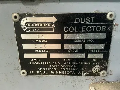 Used DONALDSON TORIT 64 Dust Collectors Ohio US | HGR 24 #1411936