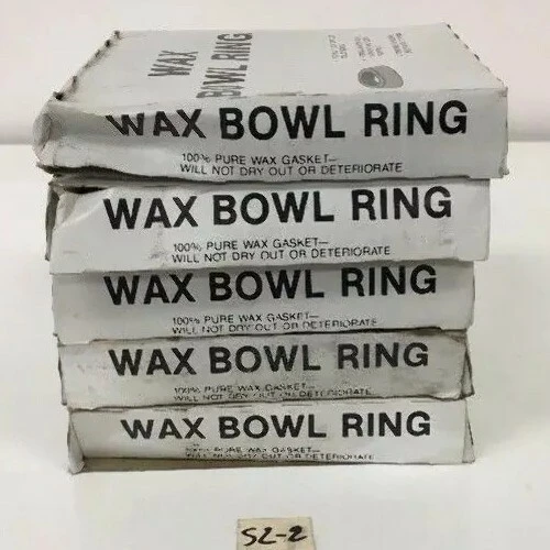 New! Toilet Bowl Wax Ring Qty 5 *Fast Shipping* Warranty!