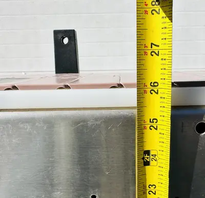 Stainless Steel  |  7.5” x 82” Flattop Belt Conveyor / Smooth Top Belt