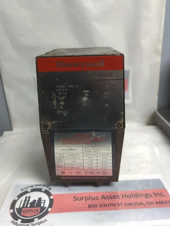 Used HONEYWELL V4055 A 1064 3 Pump & Valve Parts Ohio US | Surplus Asset Holdings #1242706