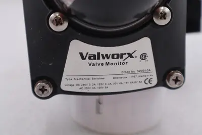 VALWORX 530163 AP063 PNEUMATIC ACTUATOR W/ 529102A SOLENOID 529910A VALVE #005-A