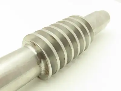 A23-8834-2 Worm Gear Shaft Step Diameters 14"L x 1-7/16"  1-3/16" x 1-1/8"
