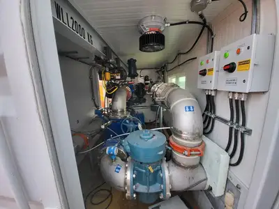 100HP Dewatering Pump Station Package w/ Weatherproof Enclosure