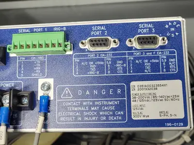 25kV 1200A 3ph Switchgear Unit w/ (2) Power Vac Breaker VB1 27.0-16-0
