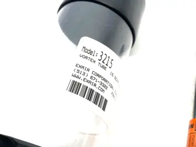 USED EXAIR STAINLESS STEEL VORTEX TUBE 15 SCFM/425 SLPM