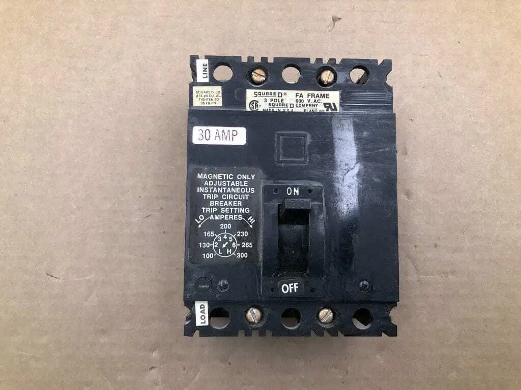 USED SQUARE D FAL3603015M