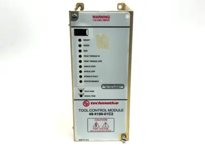 49-4100-01C2 | Techmotive  Rev L Tool Control Module 10A 115V 1PH - For parts or not working