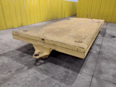 10,000 LBS X 4' X 9' HEAVY DUTY MOBILE TRANSFER / MOVING CART: STOCK #23516