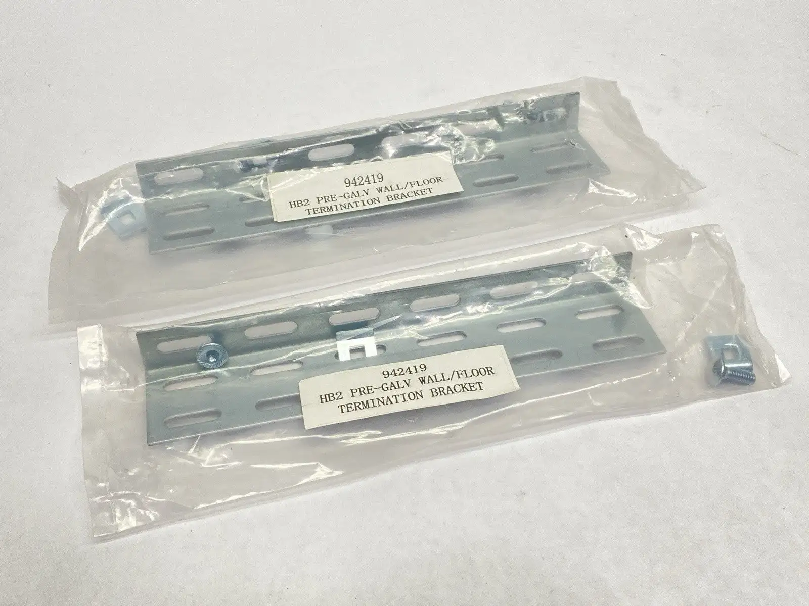 NEW LEGRAND PRE-GALV WALL/FLOOR TERMINATION BRACKET HB2KITPG LOT OF 2
