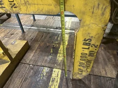 10 TON X 40" WIDE MAZZELLA C-HOOK CRANE COIL LIFTER: STOCK #23568