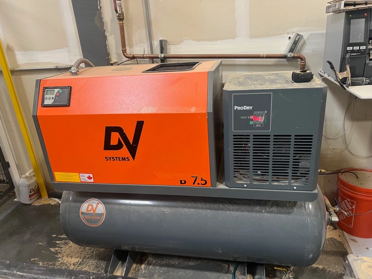 Used 2020 DV SYSTEMS B7.5TD Rotary Screw & Sliding Vane Air Compressors Nevada US | Complete Cutting Solutions #1287516