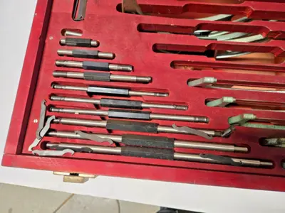 Nice Micrometer Set 0-1" - 11-12" Made by VIS Poland Machinist Tools
