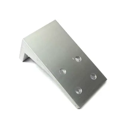 USED PARKER ALUMINUM FLOOR MOUNTING BRACKET 40-SERIES 80/3.0IN