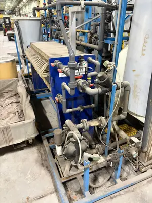 1999 Pacific Press 4 Cubic Foot Filter Press - Plate & Frame | Perry Equipment (4)