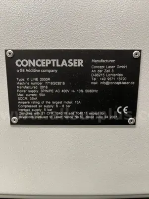 2018 CONCEPT LASER X Line 2000R 3D Printer 3D Printers | Machine Tool Emporium (6)
