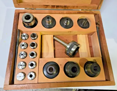 Enco SYIC-3000 Quick Change Tooling System Mill Chuck and Collet Set 2045511