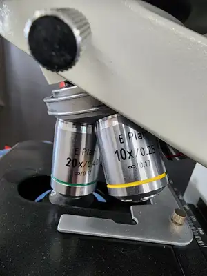 Boeco BN-180-B2 Binocular Microscope with 3 Objectives, FULLY TESTED